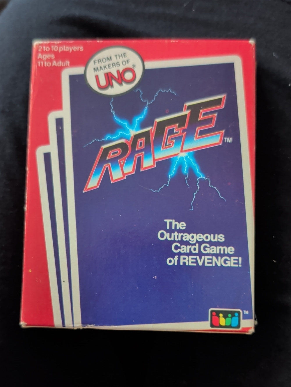Vintage 1983 Uno Rage Card Game
